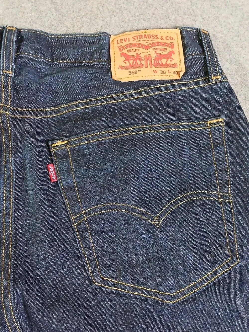 Levi's Men's Straight Jeans - Dark Indigo 36x29